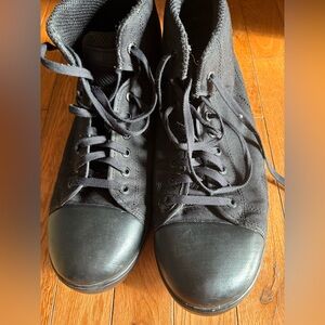 Black High-Top Sneakers